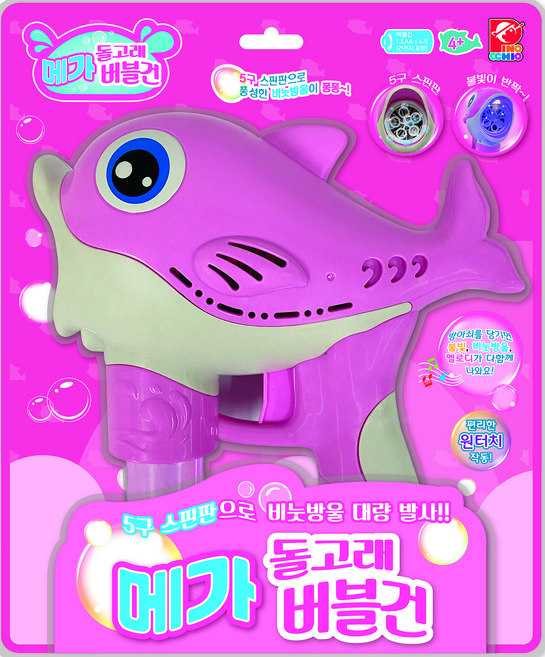 PINOCCHIO 海豚巨型泡泡槍, 隨機出貨, 1個