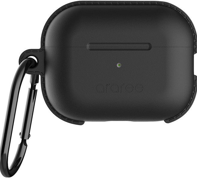 araree Airpods保護殼, AirPods Pro 2, 黑色的, 1個