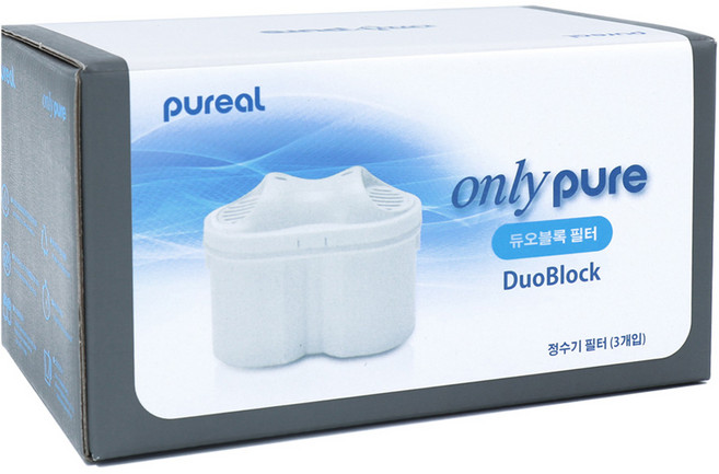 pureal Only Pure 淨水器 Duo Block 濾芯, PPPXA1C03CO0, 3個
