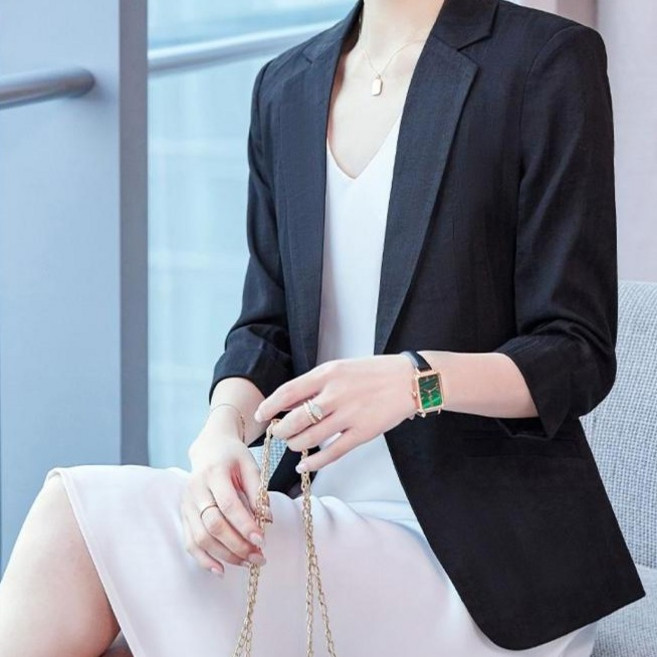 ATTERLIC 女款簡約OL風單釦換季夾克 02295