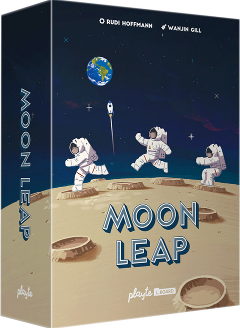 Gameology Moon Leap 桌遊, 混和顏色, 1個