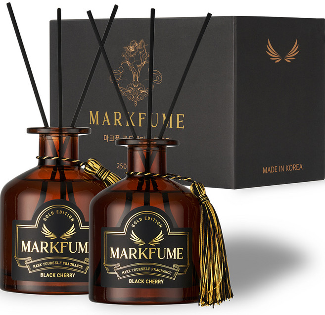 Markfume 黃金版擴香瓶, Black Cherry, 2瓶, 250ml