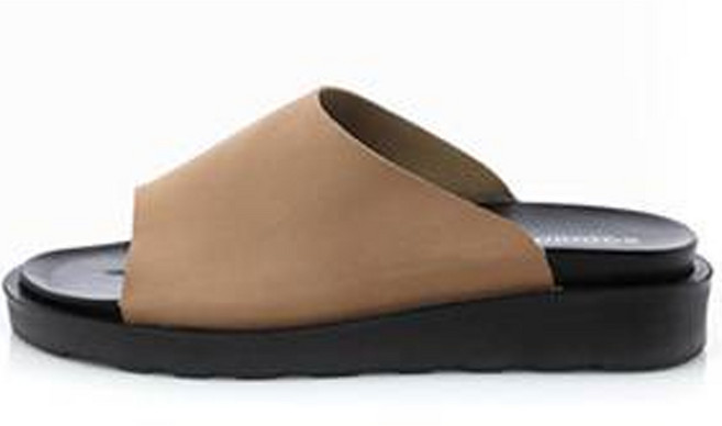 GODSHOE 男士Pubeujeon一體成型拖鞋, 250, 米色
