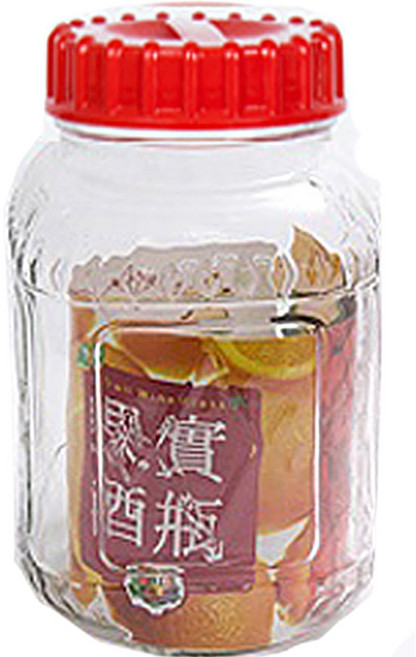 大新 方形水果酒瓶, 8L, 1個