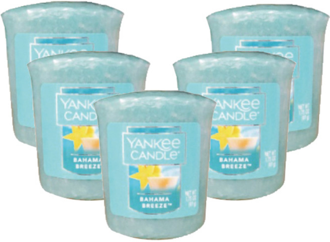 YANKee CANDLe 香氛蠟燭, 巴哈馬微風, 49g, 5個