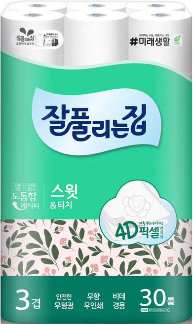 all'swell 3層 Sweet & Touch 衛生紙, 1個, 25m, 30入