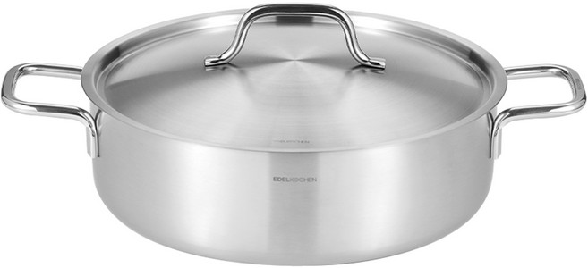 EDELKOCHEN 電磁爐用三層不鏽鋼All Day火鍋, 24cm, 單一顏色, 1個