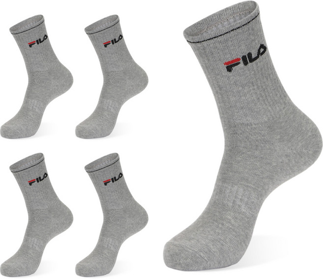 FILA 斐樂 單線中筒襪5雙組