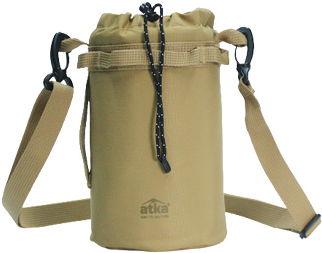 atka Nalgene水瓶相容保冷瓶袋 1L, 駝色