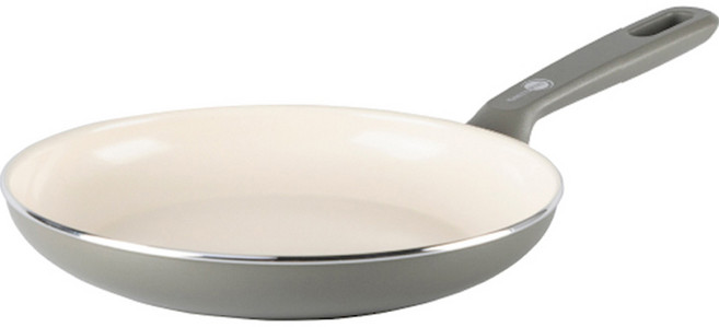 GREEN PAN 電磁爐適用Memphis系列陶瓷塗層單柄平底鍋 石英灰, 28cm, 1個