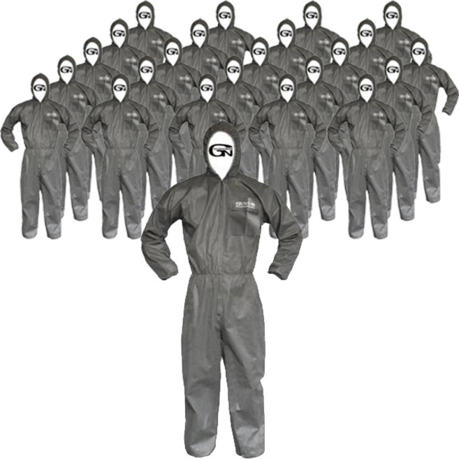 GUARDMAN PP一體式連身工作服, 灰色, 24個