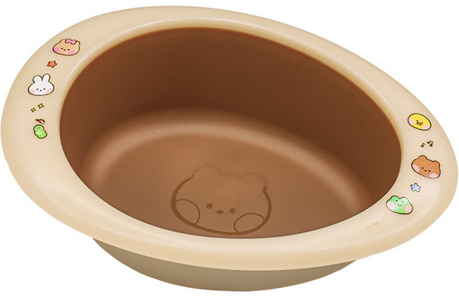 LiLFANT LINE FRIENDS minini Kiyo雙色蛋形碗, 混合顏色, 1個
