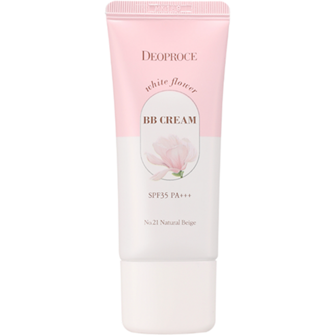DEOPROCE 迪普詩 White Flower白花BB霜 SPF35 PA+++, 21 Natural Beige, 1條, 30g