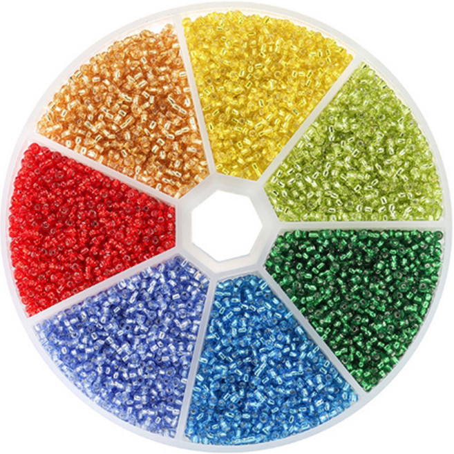 Allode 五彩繽紛串珠工藝DIY套組 2mm, TYPE 38, 1套