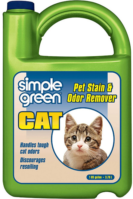 simple green 新波綠 貓咪汙漬異味去除劑, 3.78L, 1個