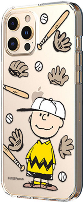 PEANUTS by SCHULZ 棒球透明果凍手機殼