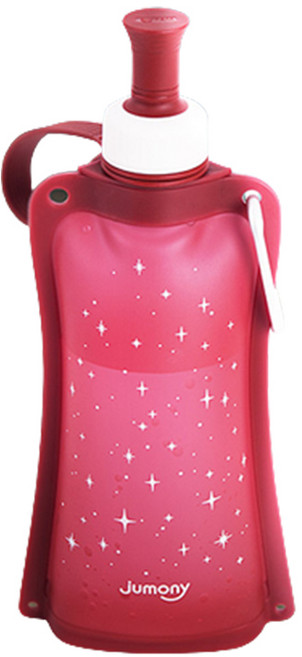 sillymann 韓國製造矽膠水袋 550ml 都會紅, 1個