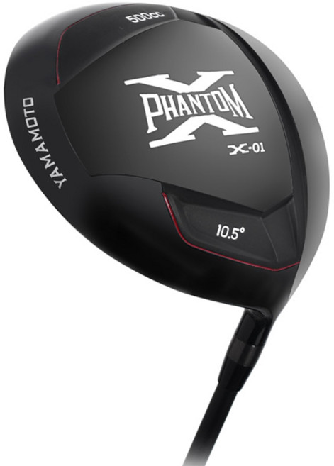 YAMAMOTO GOLF 男款Phantom鋼製高爾夫開球桿 500CC X-01, 10.5度, SR
