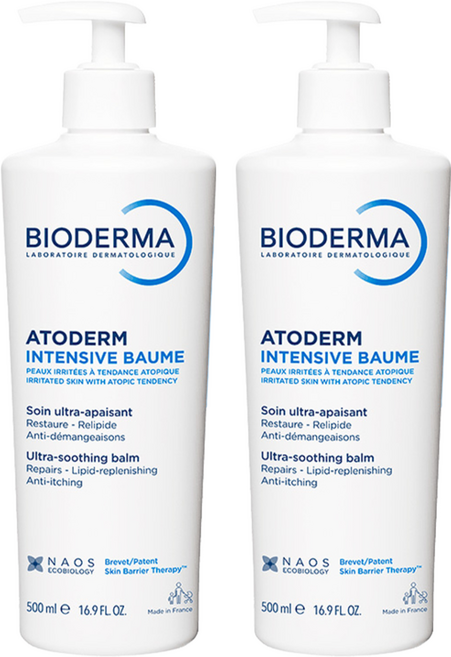BIODERMA Atoderm強效舒益修護精華乳, 500ml, 2瓶