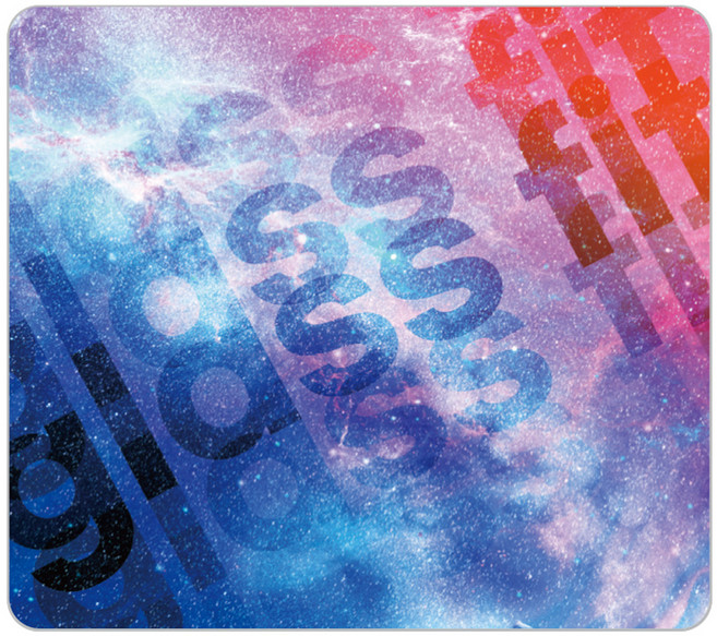 THINKWAY Glassfit 滑鼠墊, 1個, 類星體