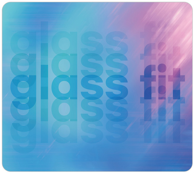 THINKWAY Glassfit 滑鼠墊, 1個, 星雲