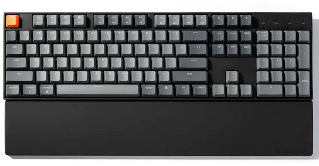 Keychron 配件 矽膠 Keychron 手託 K10 / C2 / C2 Pro PR48, 1個, 黑色