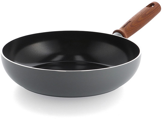 GREEN PAN Mayflower Pro 陶瓷塗層深煎鍋 法式灰, 1個, 26cm