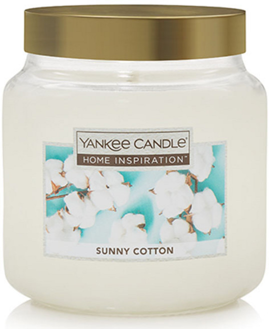 YANKee CANDLe Home Inspiration Value 蠟燭 M, 425g, 1個, 陽光棉