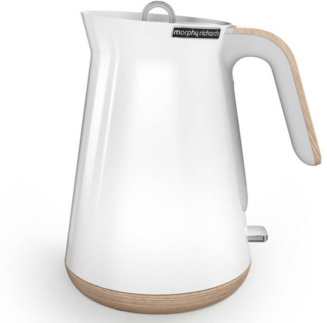 morphy richards 摩飛 斯堪地電熱水壺 白色, 100005
