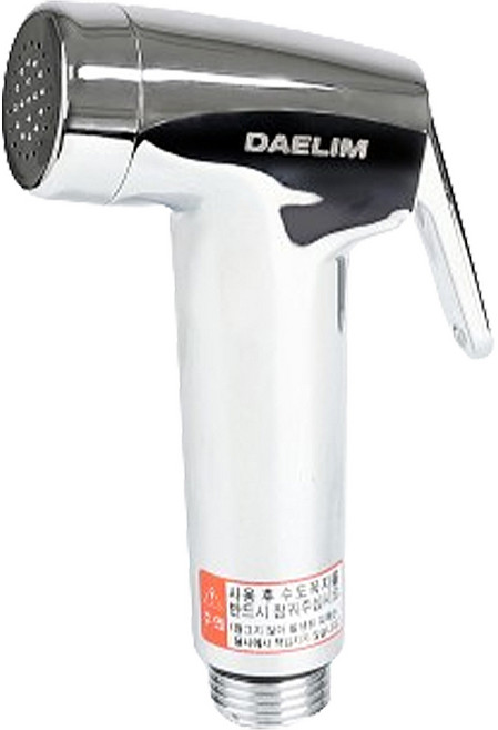 DAELIM DOBiDOS 清爽潔淨 浴室清潔高壓噴槍, 1個, 鉻色