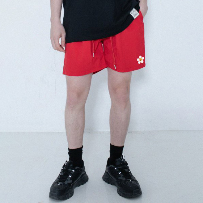 GRAVER UNISEX 花朵圓點印花短褲