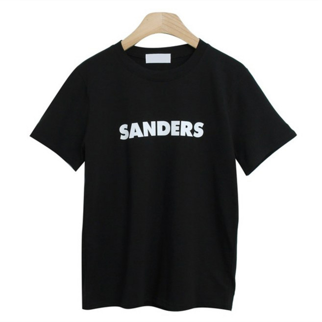 CHICBLACK 女款 Demesure 圓領 Sanders 字母簡約短袖T恤 cpt14882k43