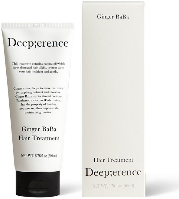 Deep erence 柔順頂級生薑護髮素, 200ml, 1條