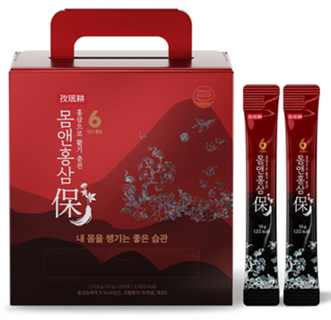 Jaminkyung 孜珉耕 6年紅蔘液隨身包 100條入, 1盒, 1kg