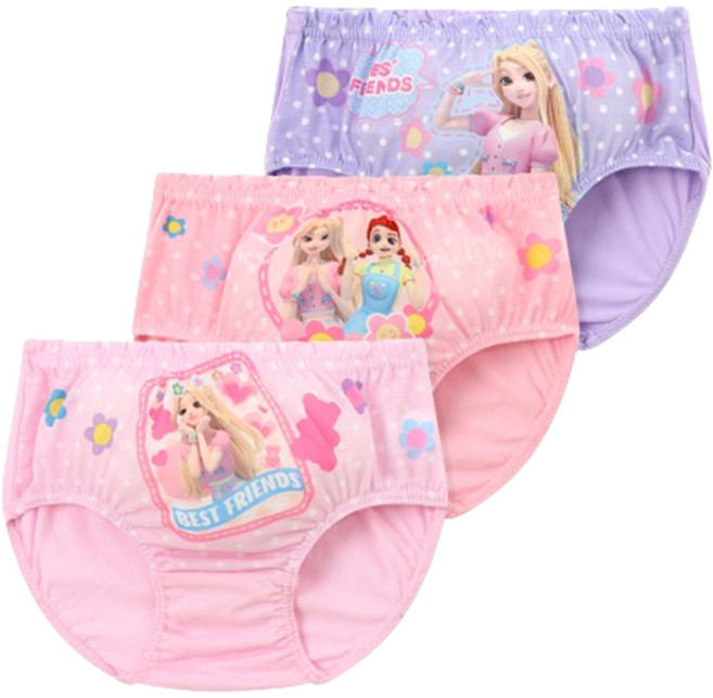 PremierFam 女童 Secret Jouju 三角內褲 2號 3件組