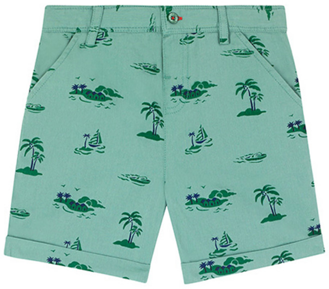 Cath Kidston 男童透氣棕櫚樹圖案薄款短褲