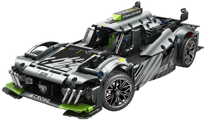 Prand 超級跑車 9 X 8 組裝科技樂高相容積木 PB0045 1203p, 1個
