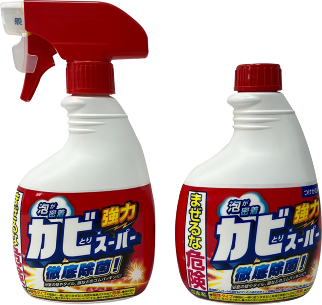 Mitsuei 浴廁除霉清潔劑組 清潔劑+補充瓶, 800ml, 1組