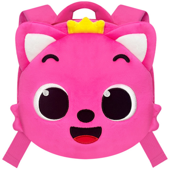 pinkfong 碰碰狐 嬰幼兒雙口袋圓形揹包 WP-B134