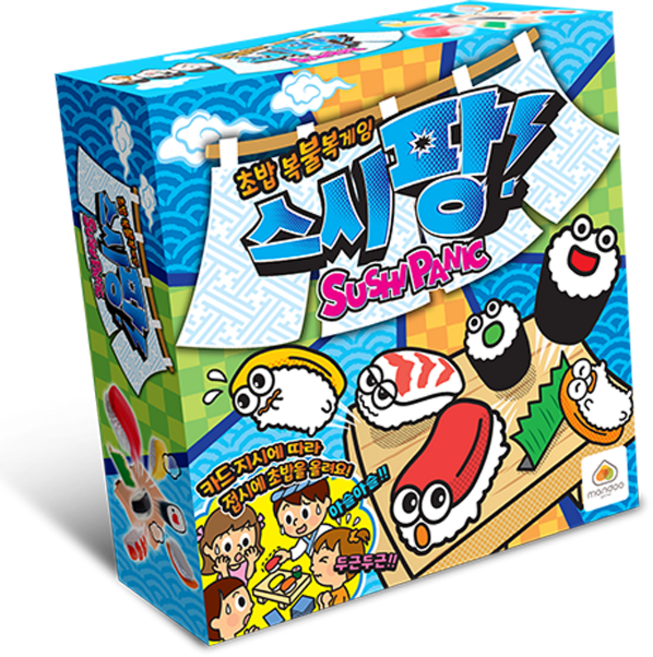mandoo games Sushi Pang 桌遊, 混合顏色, 1個