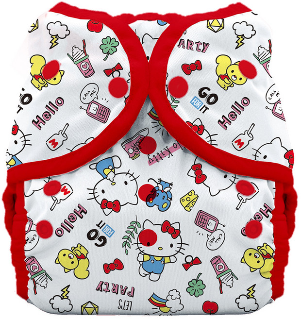 THiRSTiES 游泳尿布褲 SANRIO聯名款 Hello Kitty My Friends 36-84個月, L, 1件
