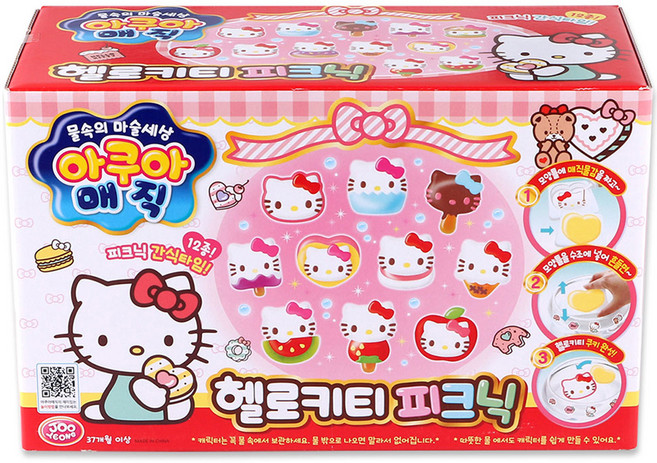 AQUA MAGIC Juyoung Hello Kitty 野餐製作遊戲, 1個, 混合色