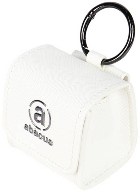 abacus 單顆高爾夫球收納包 AS01BGU0112, 1個, 白色