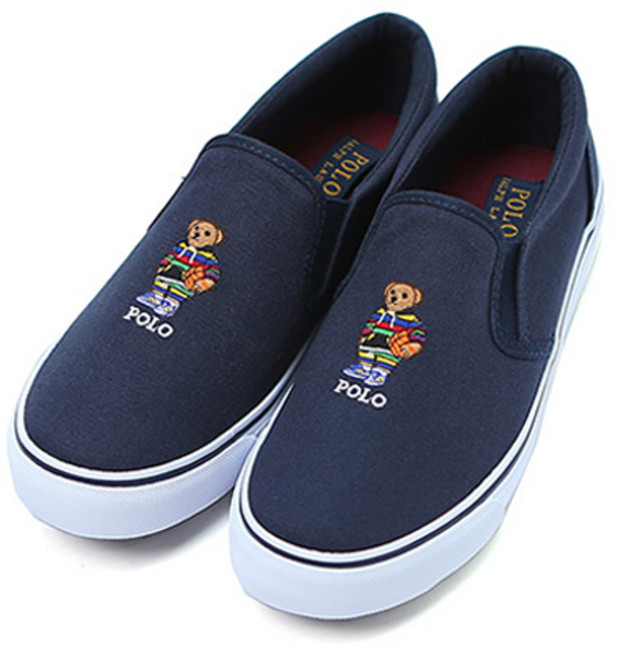 POLO RALPHLAUREN 兒童Keaton小熊懶人鞋 RF103724T