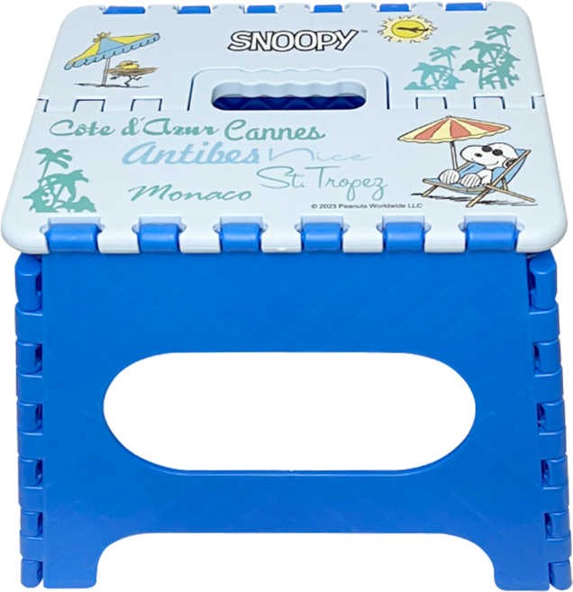 U-House 樺新 SNOOPY 史努比 折疊椅 小 海灘趣, 1個, 藍色