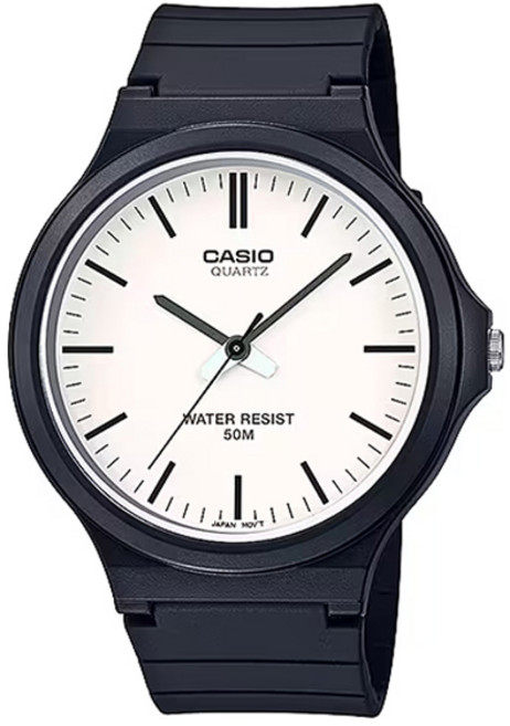 CASIO 卡西歐 簡約靜音考試指針中性錶 MW-240-7E