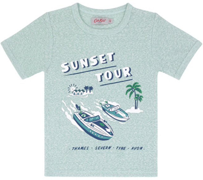 Cath Kidston 兒童透氣Speedy船型棉質T恤