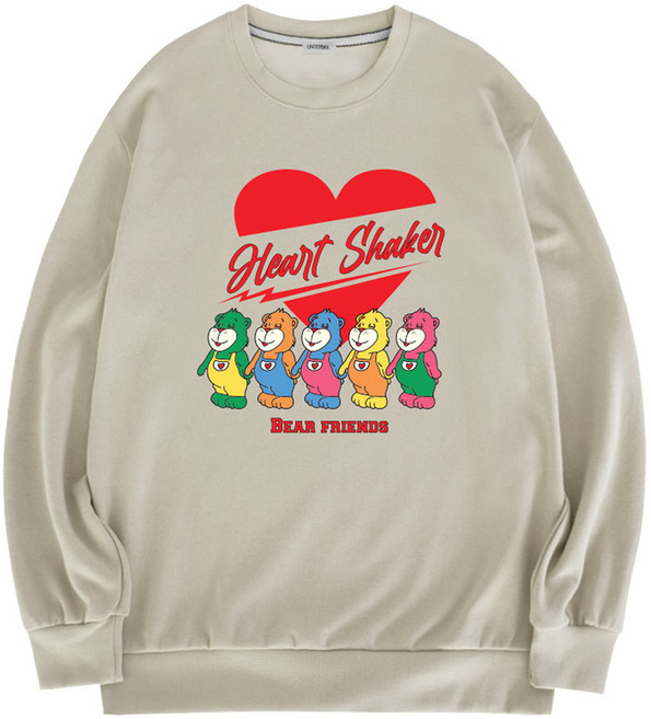 unternal 特厚棉 Heart Shot 大學T