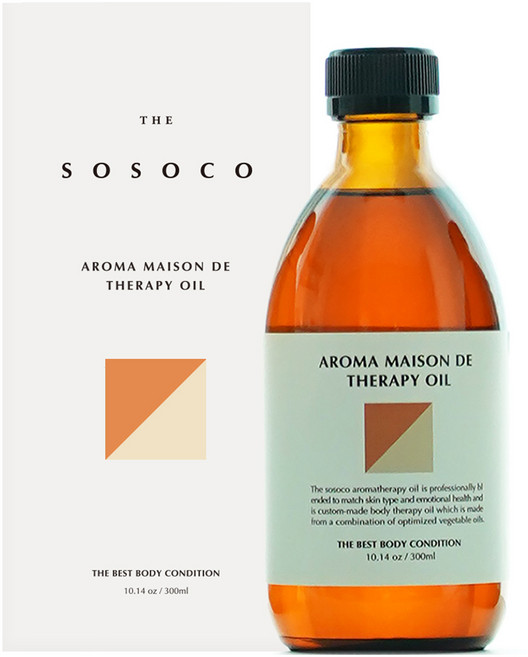 Sosoco Aroma Maison De美體循環按摩身體油, 300ml, 1個