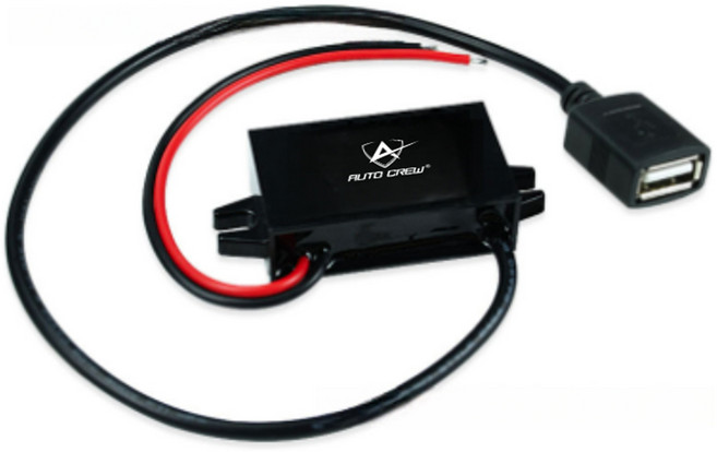 AUTO CREW 車用 12V to 5V 3A 降壓轉換電源轉換器 DC模組 USB AC-TL87, 1個